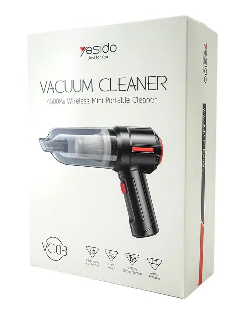 Yesido VC03 4500Pa Rechargable Wireless