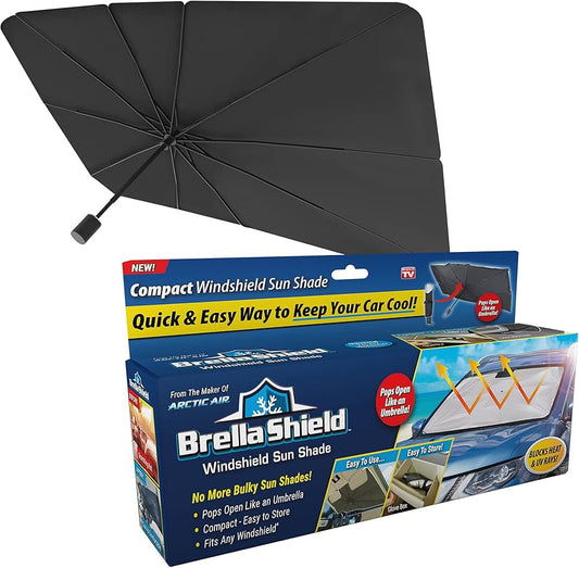 Car Windshield Sun Shade (واقي شمس لزجاج السيارة الأمامي)