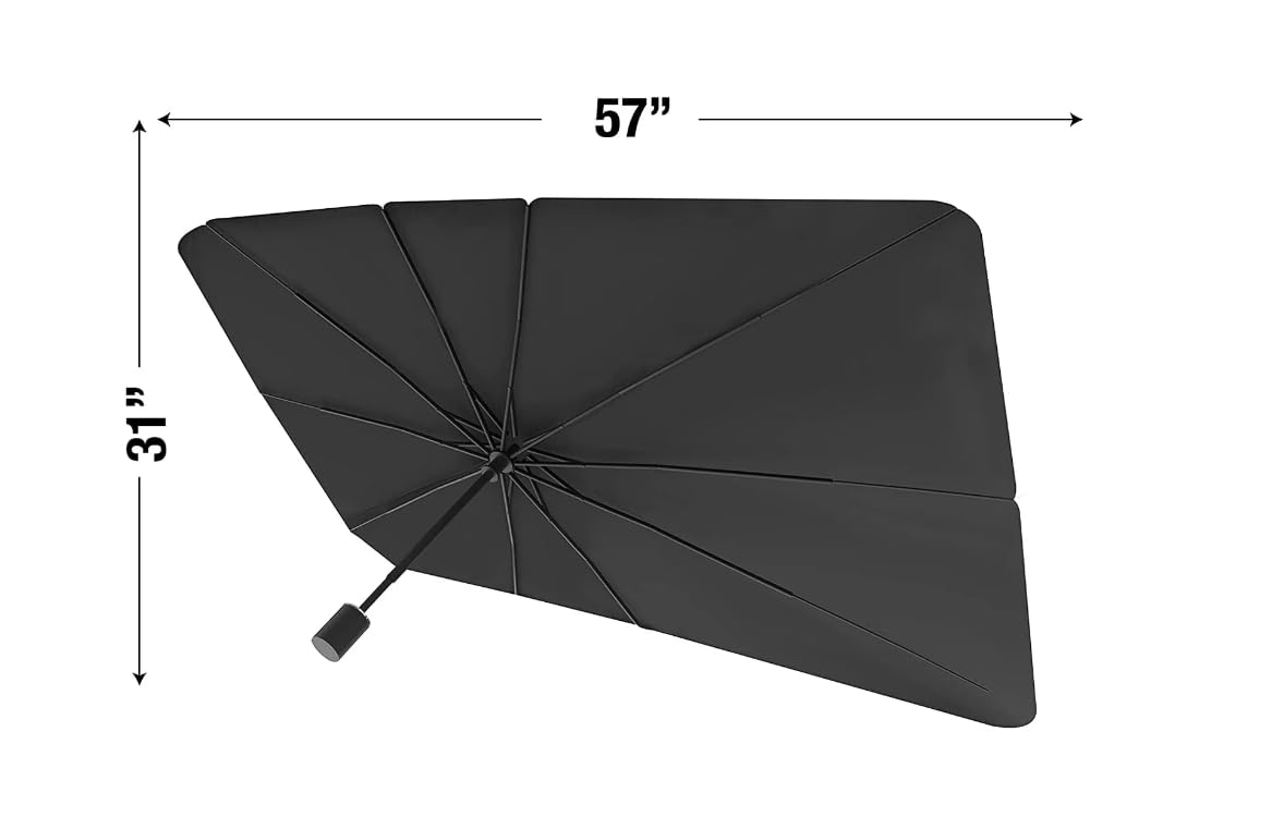 Car Windshield Sun Shade (واقي شمس لزجاج السيارة الأمامي)