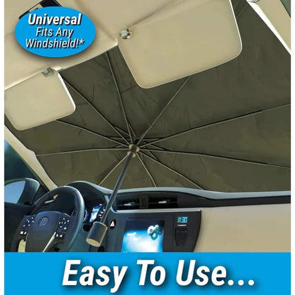 Car Windshield Sun Shade (واقي شمس لزجاج السيارة الأمامي)