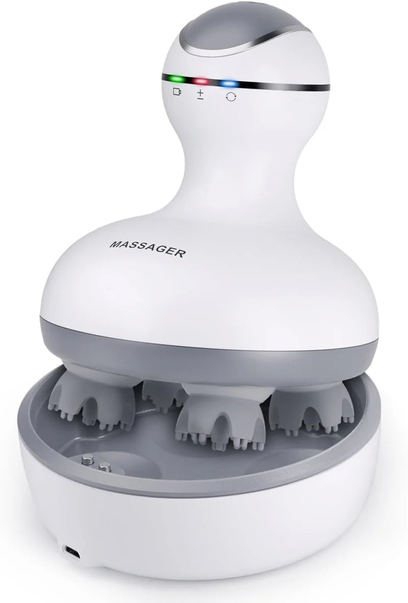 Luxury Wireless Scalp Massager with Relaxing Vibration Therapy