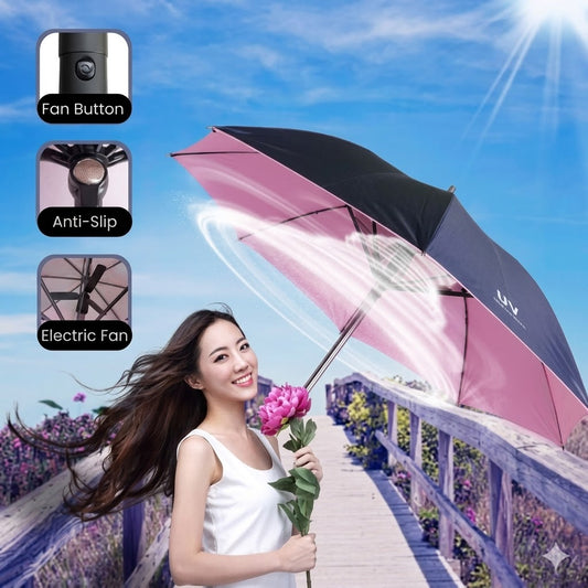 Fan Umbrella (مظلة بمروحة)