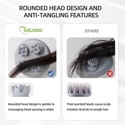Luxury Wireless Scalp Massager with Relaxing Vibration Therapy