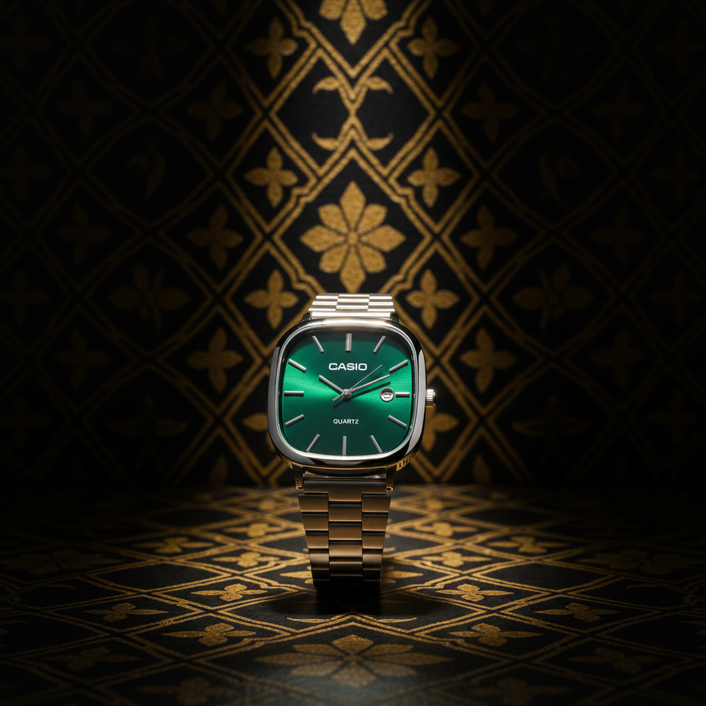 Men's Square Case Watch - Saudi Inspired Timepiece
