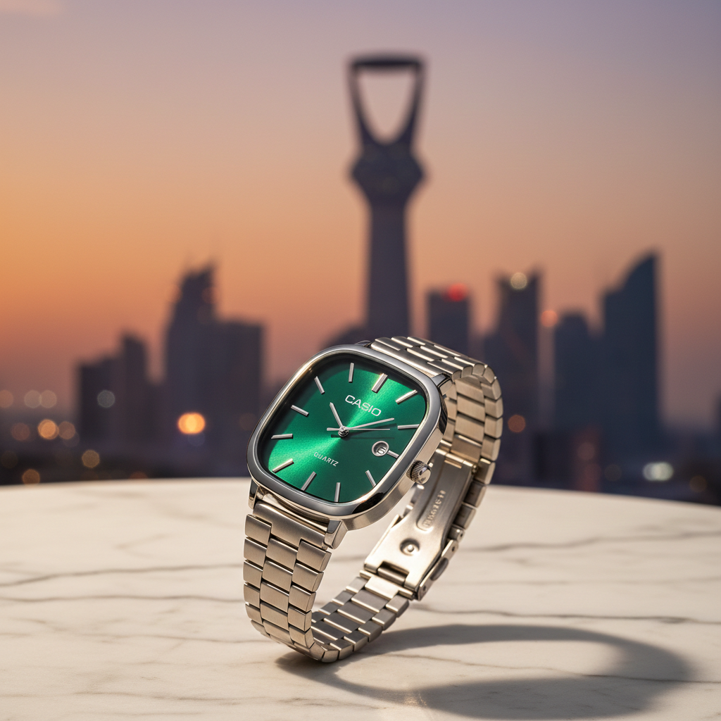 Men's Square Case Watch - Saudi Inspired Timepiece