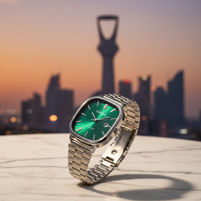 Men's Square Case Watch - Saudi Inspired Timepiece