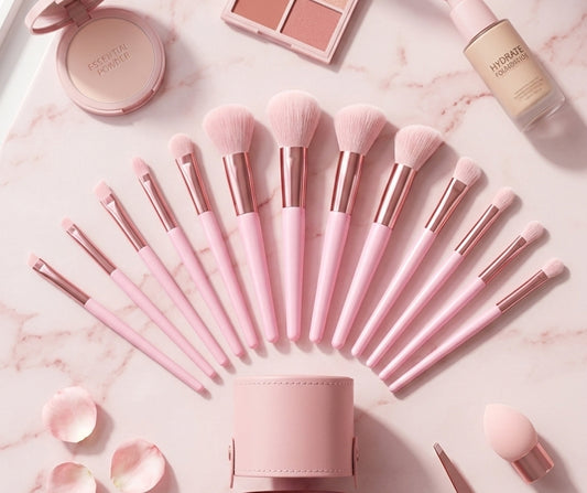 💖 15-Piece Professional Makeup Brush Set – Flawless Beauty Made Easy ✨