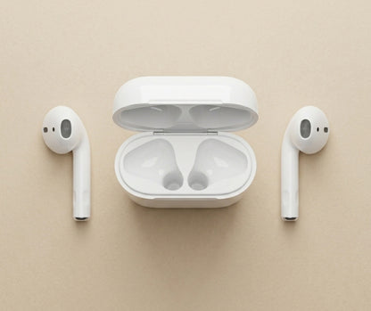 TWS Bluetooth Earbuds With Charging Case White