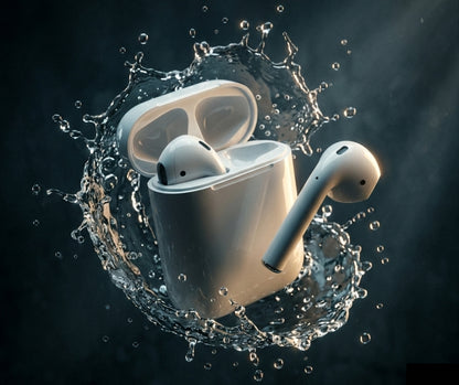 TWS Bluetooth Earbuds With Charging Case White