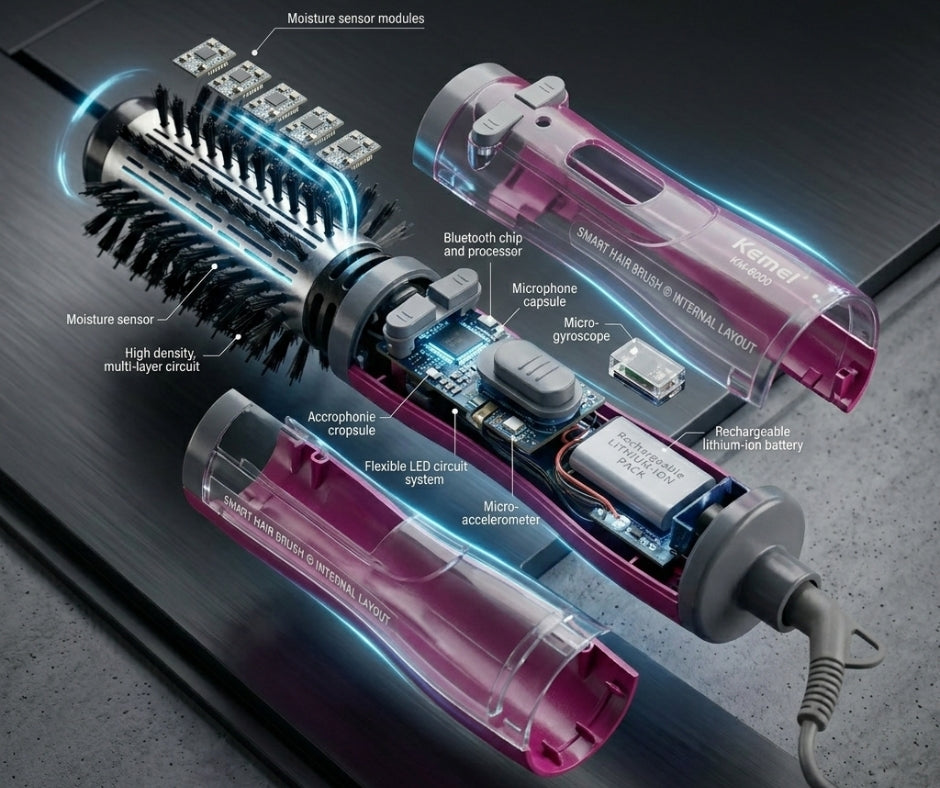 ✨ Smart Hair Brush © – The Future of Intelligent Haircare 💎
