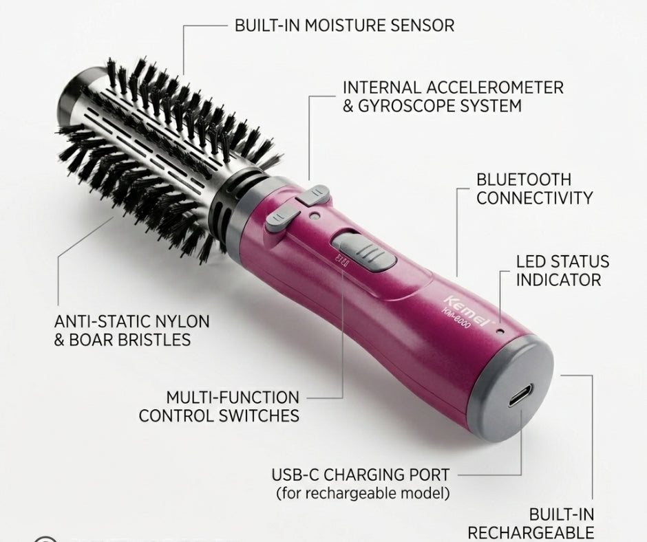 ✨ Smart Hair Brush © – The Future of Intelligent Haircare 💎