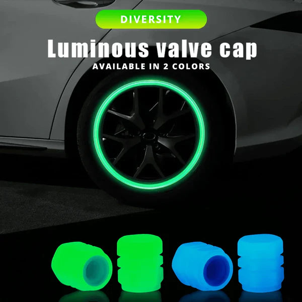 Car luminous tire valve cap