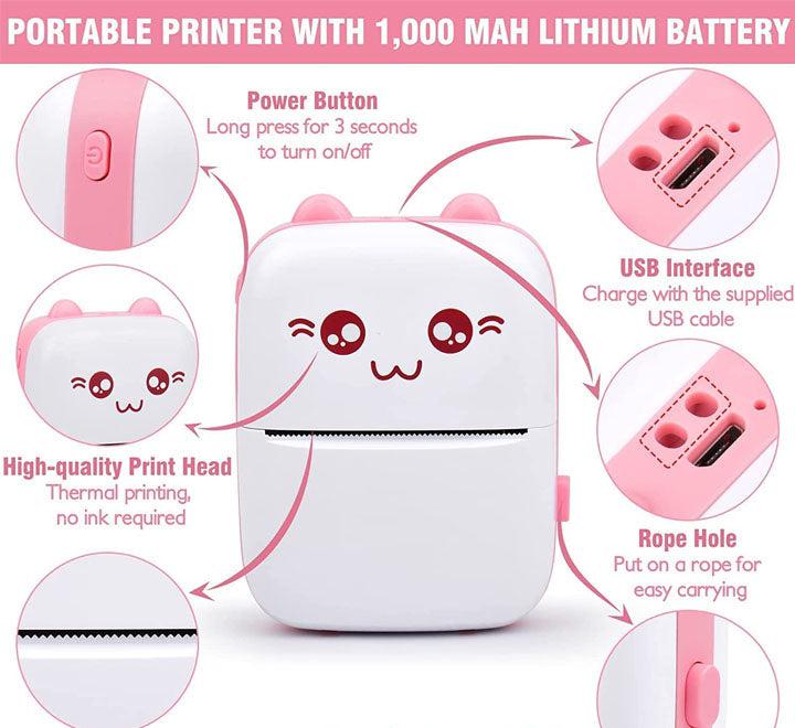 🖨️ Portable Wireless Thermal Printer — Print Smarter, Not Harder