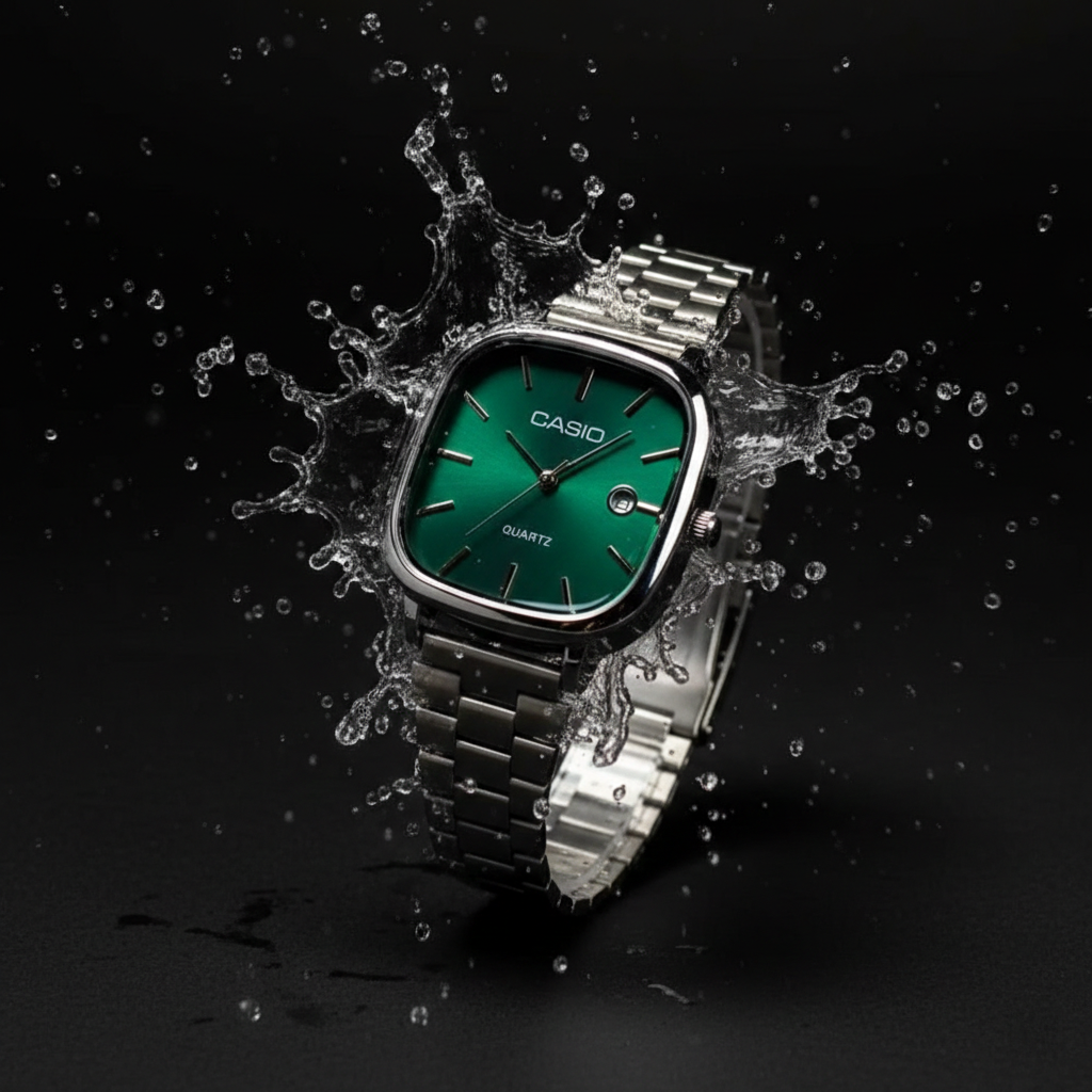 Men's Square Case Watch - Saudi Inspired Timepiece